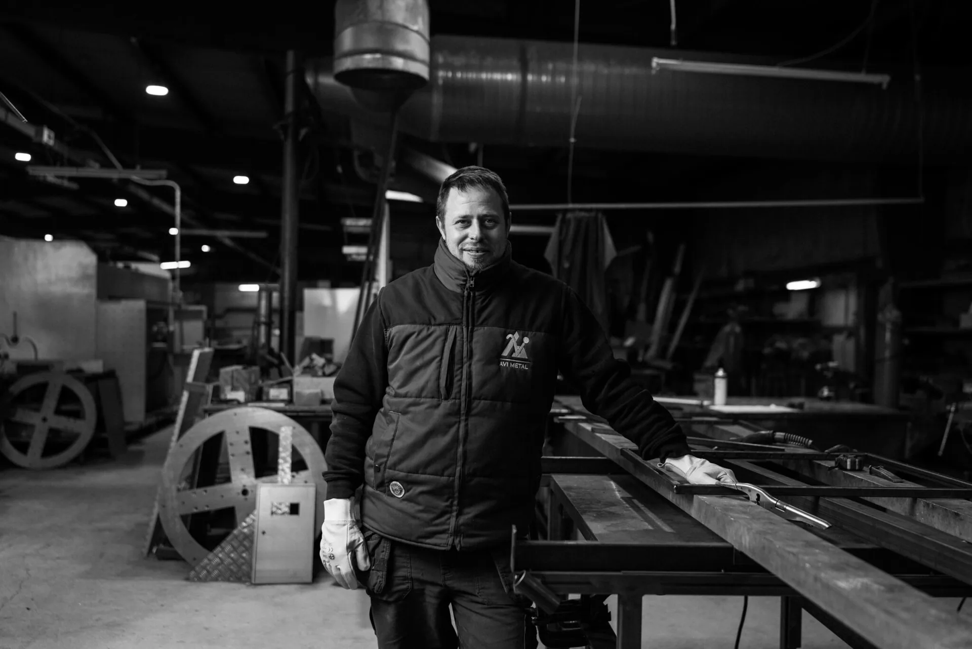 Portrait en atelier — reportage Libellab
